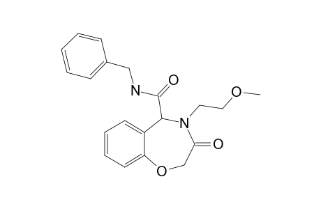 N-Benzyl-4-(2-methoxyethyl)-3-oxo-2,3,4,5-tetrahydrobenzo[F][1,4]oxazepine-5-carboxamide