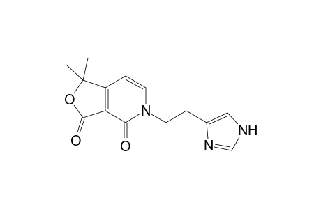 5-(2-(1H-Imidazol-4-yl)ethyl)-1,1-dimethylfuro[3,4-c]pyridine-3,4(1H,5H)-dione