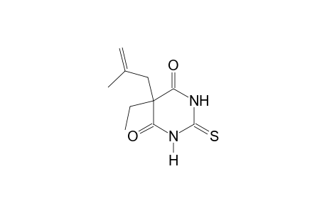 5-ethyl-5-(2-methylallyl)-2-thiobarbituric acid