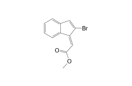 (E)-methyl 2-(2-bromo-1H-inden-1-ylidene)acetate