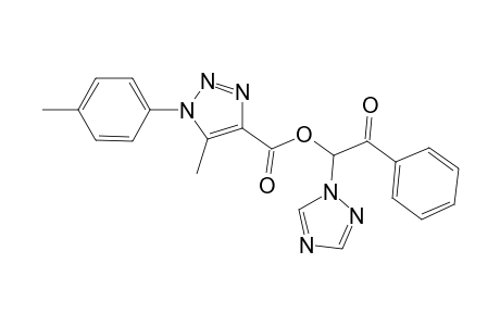 .omaga.-[1-(4-Methylphenyl)-5-methyl-1,2,3-triazole-4-carbonyl]-.omaga.-(1H-1,2,4-triazol-1-yl)acetophenone