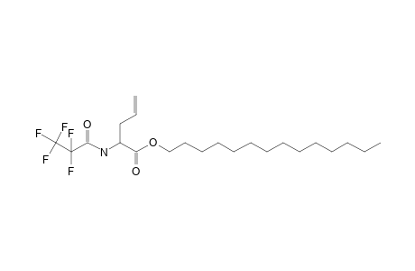 D-Allylglycine, N-pentafluoropropionyl-, tetradecyl ester