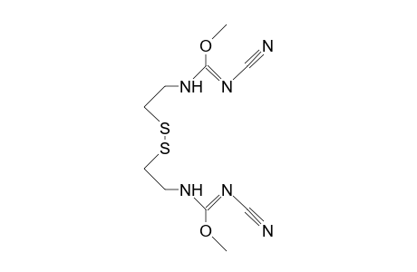 Bis(2-[cyanimino-methoxy-methyamino]-ethyl)-disulfide