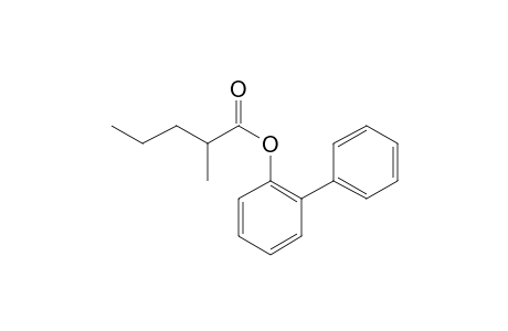 2-Methylpentanoic acid, 2-biphenyl ester