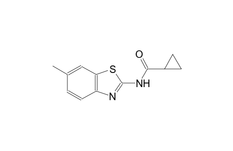 N-(6-methyl-1,3-benzothiazol-2-yl)cyclopropanecarboxamide