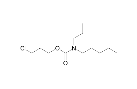 Carbonic acid, monoamide, N-propyl-N-pentyl-, 3-chloropropyl ester