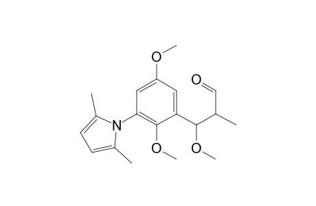 Benzenepropanal, 3-(2,5-dimethyl-1H-pyrrol-1-yl)-.beta.,2,5-trimethoxy-.alpha.-methyl-, [R-(R*,R*)]-