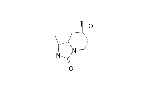 4-HYDROXY-4,7,7-TRIMETHYL-1,8-DIAZABICYCLO-[4.3.0]-NONAN-9-ONE;ISOMER-#2