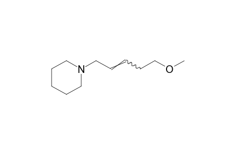 1-(5-Methoxy-2-pentenyl)piperidine