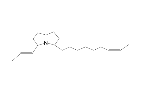 3-(1-non-8-Enyl)-5-((E)-1-prop-1-enyl)pyrrolizidine