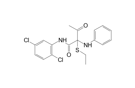 2-anilino-2',5'-dichloro-2-(ethylthio)acetoacetanilide