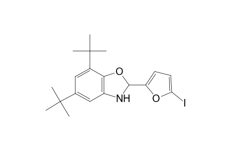 5,7-Ditert-butyl-2-(5-iodo-2-furyl)-2,3-dihydro-1,3-benzoxazole