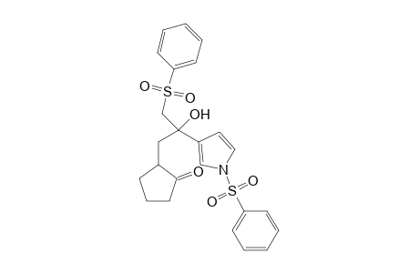 (.alpha..xi.)-alpha.-[(.xi.)-2-Oxocyclopentyl]methyl]-1-(phenylsulfonyl)-.alpha.-[(phemylsulfonyl)methyl]-1H-pyrrole-3-methanol