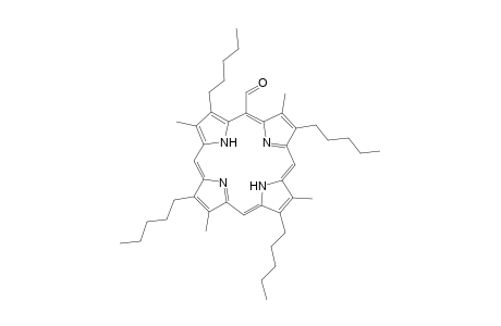 21H,23H-Porphine-5-carboxaldehyde, 2,7,12,17-tetramethyl-3,8,13,18-tetrapentyl-