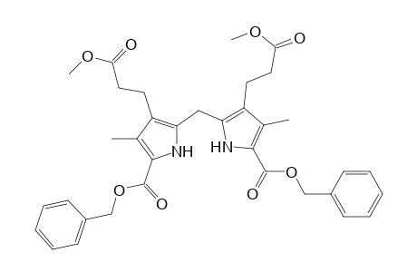 1H-Pyrrole-3-propanoic acid, 2,2'-methylenebis[4-methyl-5-[(phenylmethoxy)carbonyl]-, dimethyl ester