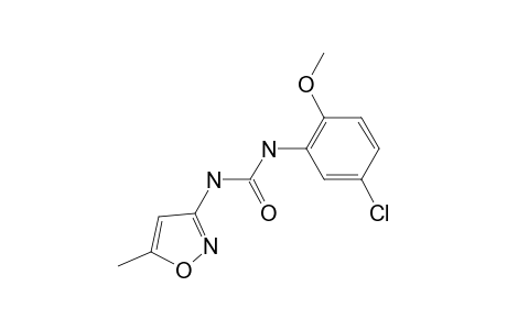 N-(5-Chloro-2-methoxyphenyl)-N'-(5-methyl-3-isoxazolyl)urea