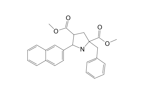 Dimethyl 2-benzyl-5-(2-naphthyl)pyrrolidine-2,4-dicarboxylate