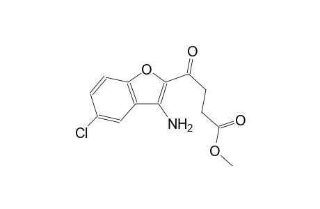 methyl 4-(3-amino-5-chloro-1-benzofuran-2-yl)-4-oxobutanoate