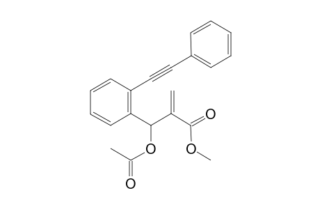 Methyl 2-(acetoxy(2-(phenylethynyl)phenyl)methyl)acrylate