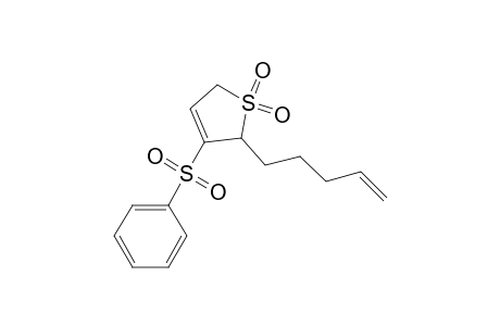 2-Pent-4-enyl-3-(phenylsulfonyl)-2,5-dihydrothiophene 1,1-dioxide