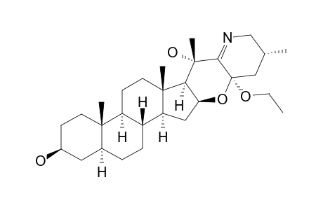 22,26-EPIMINO-16-BETA,23-EPOXY-23-ALPHA-ETHOXY-5-ALPHA-H-CHOLEST-22(N)-ENE-3-BETA,20-ALPHA-DIOL