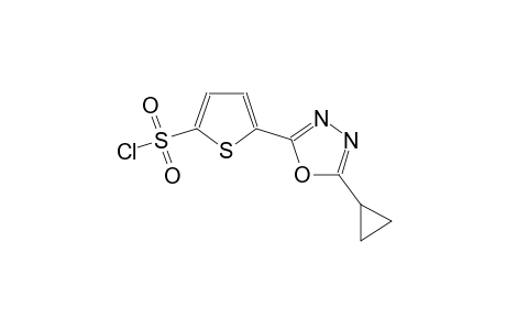 2-thiophenesulfonyl chloride, 5-(5-cyclopropyl-1,3,4-oxadiazol-2-yl)-