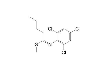 Methyl (E)-N-(2,4,6-trichlorophenyl)pentanimidothioate