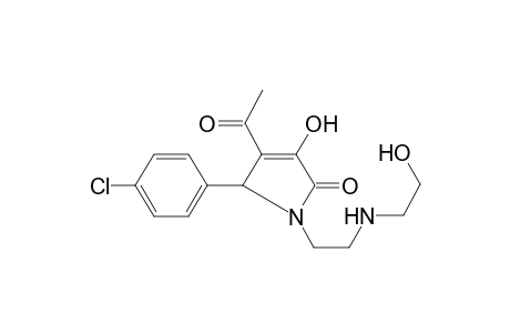 4-Acetyl-5-(4-chloro-phenyl)-3-hydroxy-1-[2-(2-hydroxy-ethylamino)-ethyl]-1,5-dihydro-pyrrol-2-one