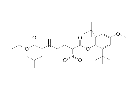 tert-Butyl 2-([4-(2,6-ditert-butyl-4-methoxyphenoxy)-3-nitro-4-oxobutyl]amino)-4-methylpentanoate