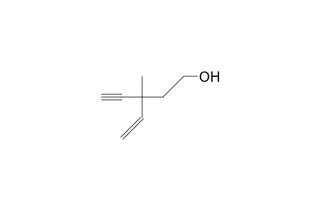 3-ethynyl-3-methylpent-4-en-1-ol