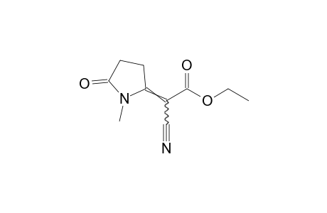 alpha-CYANO-1-METHYL-5-OXO-delta2,alpha-PYRROLIDINEACETIC ACID, ETHYL ESTER