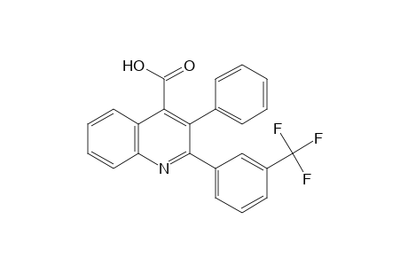 3-PHENYL-2-(alpha,alpha,alpha-TRIFLUORO-m-TOLYL)CINCHONINIC ACID