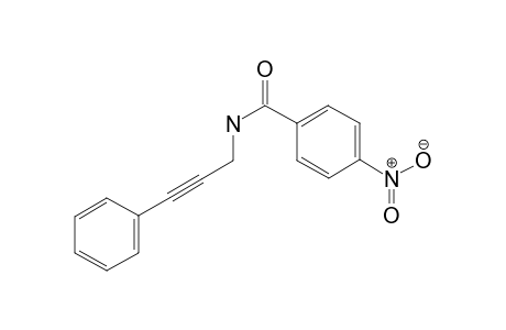 4-Nitro-N-(3-phenylprop-2-ynyl)benzamide