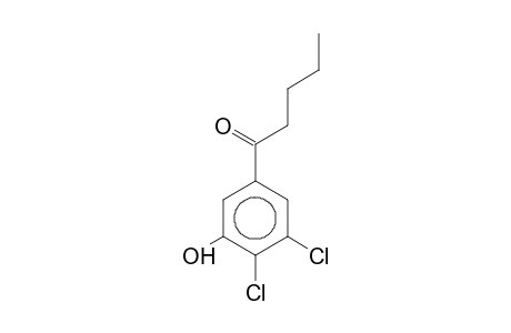 1-(3,4-Dichloro-5-hydroxy-phenyl)-pentan-1-one