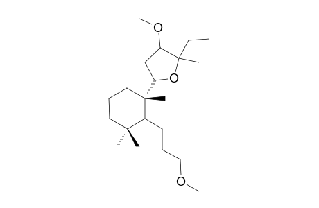 (9R,12RS,13RS)-9,13-EPOXY-8,12-DIMETHOXY-17-NOR-8,9-SECOLABDANE,ISOMER-#1