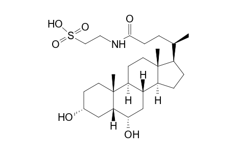 5β-Cholanic acid-3α,6α-diol N-(2-sulfoethyl)amide