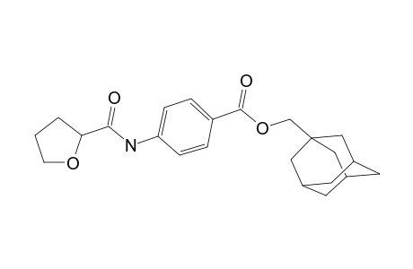 Benzoic acid, 4-[[(tetrahydro-2-furanyl)carbonyl]amino]-, tricyclo[3.3.1.1(3,7)]dec-1-ylmethyl ester