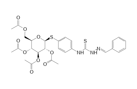 benzaldehyde, 4-[p-(beta-D-glucosylthio)phenyl]-3-thiosemicarbazone, tetraacetate
