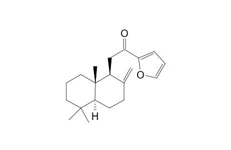 2-[(1S,4aS,8aS)-5,5,8a-trimethyl-2-methylidene-3,4,4a,6,7,8-hexahydro-1H-naphthalen-1-yl]-1-furan-2-ylethanone