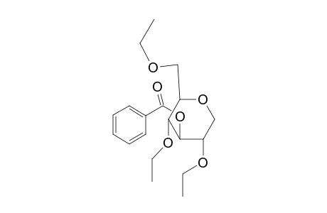 4-o-Benzoyl-2,3,6-o-triethyl-1,5-anhydroglucitol