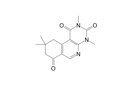 2,4,9,9-TETRAMETHYL-9,10-DIHYDRO-4H,8H-PYRIMIDO-[4,5-C]-ISOQUINOLINE-1,3,7-TRIONE