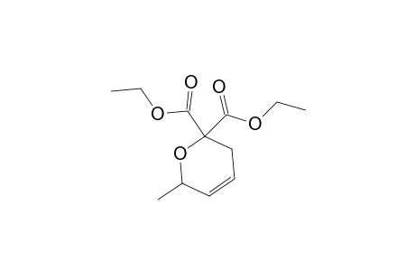 2,2-DIETHOXYCARBONYL-6-METHYL-3,6-DIHYDRO-2H-PYRAN