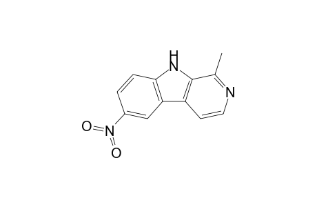 6-NITRO-1-METHYL-9H-PYRIDO-[3,4-B]-INDOLE-(6-NITROHARMANE)