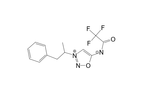 1,2,3-Oxadiazol-3-ium, 5-trifluoroacetylamidato-3-(1-benzylethyl)-