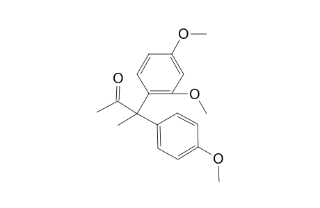 3-(2,4-dimethoxyphenyl)-3-(4-methoxyphenyl)butan-2-one