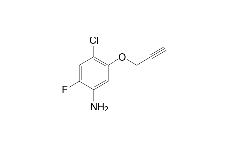 Benzenamine, 4-chloro-2-fluoro-5-(2-propynyloxy)-