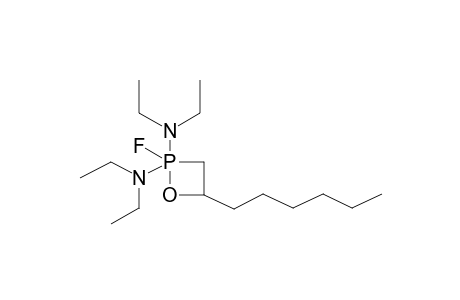 2,2-BIS(DIETHYLAMINO)-2-FLUORO-4-HEXYL-1,2LAMBDA5-OXAPHOSPHETANE