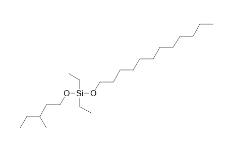 Silane, diethyldodecyloxy(3-methylpentyloxy)-