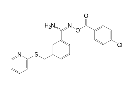 O-(p-chlorobenzoyl)-alpha-[(2-pyridyl)thio]-m-toluamidoxime