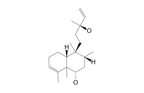 (6-S,13-S)-CLERODA-3,13-DIENE-6,13-DIOL